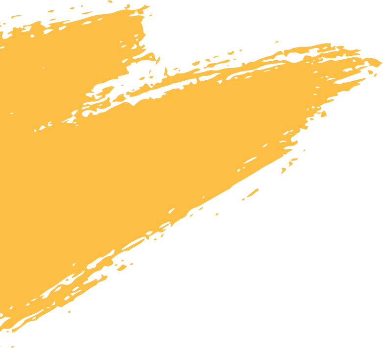 Decorative yellow shape